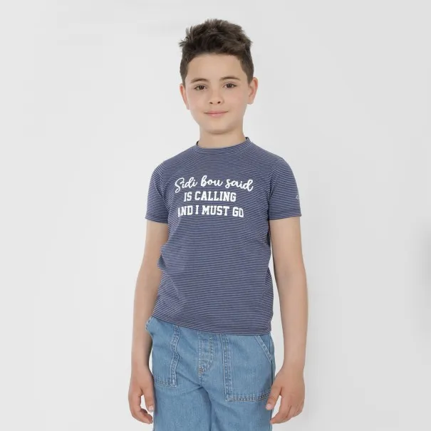 T-shirt slim garçon manches courtes SIDI BOUSAID IS CALLING - KONTAKT