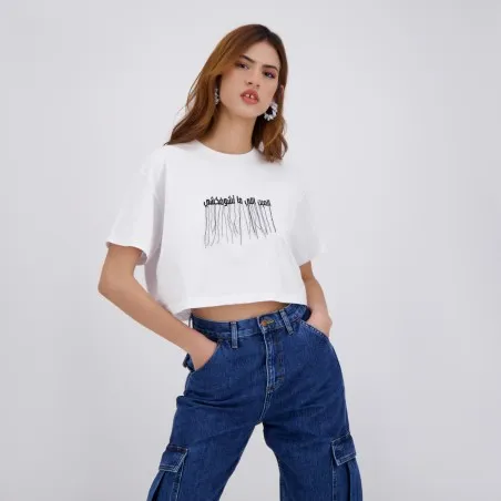 T-shirt sur taille femme manches courtes - KONTAKT
