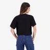 T-shirt sur taille femme manches courtes FLEURS - KONTAKT