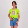 T-shirt sur taille fille avec nœud VISAGE - KONTAKT
