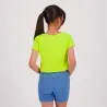 T-shirt sur taille fille avec nœud VISAGE - KONTAKT