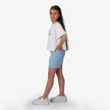 T-shirt sur taille fille manches courtes - KONTAKT