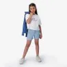 T-shirt sur taille fille manches courtes - KONTAKT