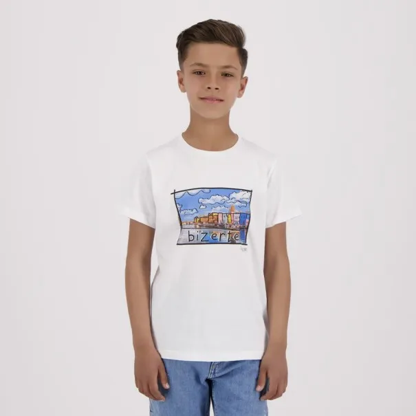 T-shirt unisexe enfant manches courtes BIZERTE - KONTAKT