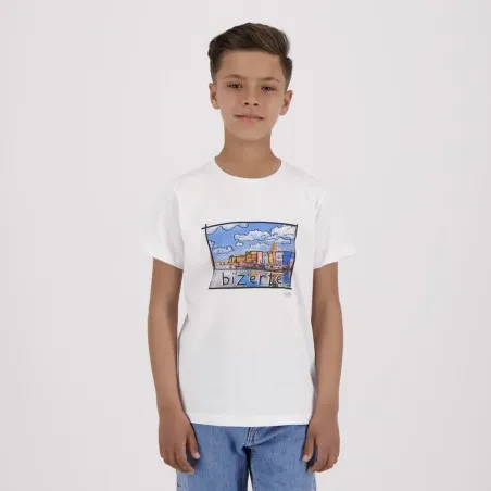 T-shirt unisexe enfant manches courtes BIZERTE - KONTAKT