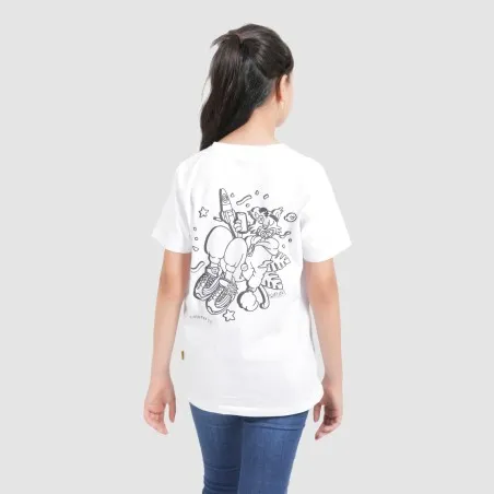 T-shirt unisexe enfant manches courtes COLORIAGE TIGRE - KONTAKT