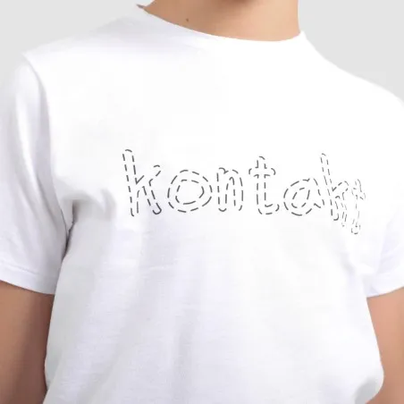 T-shirt unisexe enfant manches courtes COLORIAGE TIGRE - KONTAKT