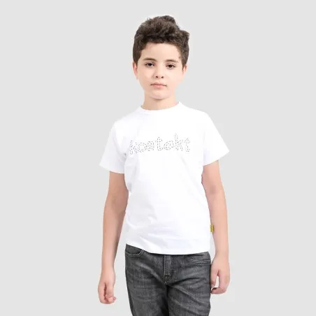 T-shirt unisexe enfant manches courtes COLORIAGE TIGRE - KONTAKT