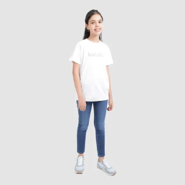 T-shirt unisexe enfant manches courtes COLORIAGE WEIRD - KONTAKT