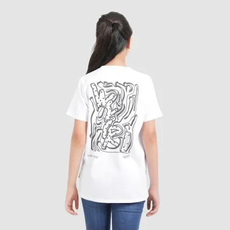 T-shirt unisexe enfant manches courtes COLORIAGE WEIRD - KONTAKT