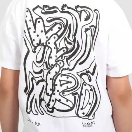 T-shirt unisexe enfant manches courtes COLORIAGE WEIRD - KONTAKT