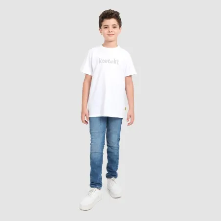 T-shirt unisexe enfant manches courtes COLORIAGE WEIRD - KONTAKT