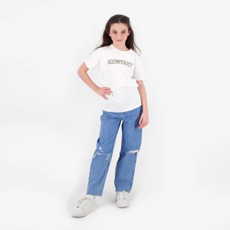 T-shirt unisexe enfant manches courtes KONTAKT TEES - KONTAKT