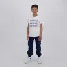 T-shirt unisexe enfant manches courtes KONTAKT TRIPLE - KONTAKT