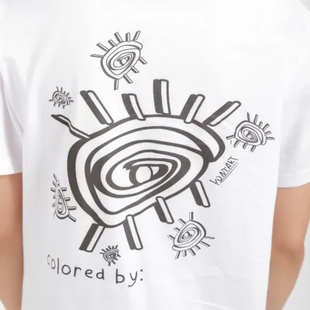 T-shirt unisexe manches courtes COLORIAGE EYES - KONTAKT