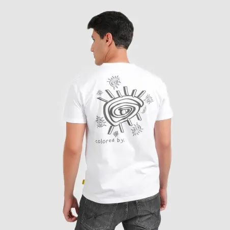 T-shirt unisexe manches courtes COLORIAGE EYES - KONTAKT