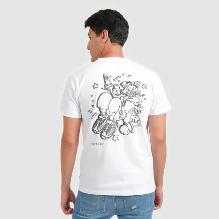 T-shirt unisexe manches courtes COLORIAGE TIGRE - KONTAKT