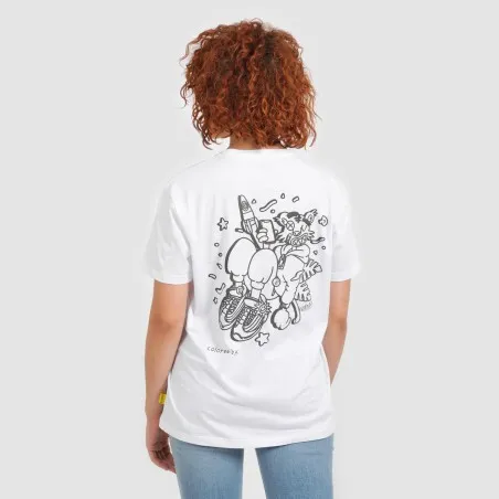 T-shirt unisexe manches courtes COLORIAGE TIGRE - KONTAKT