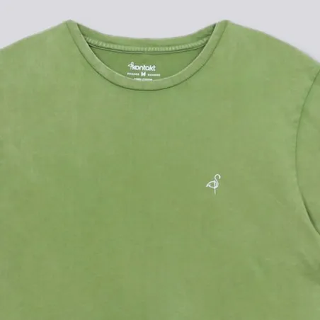 T-shirt unisexe manches courtes délavé - KONTAKT