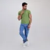 T-shirt unisexe manches courtes délavé - KONTAKT