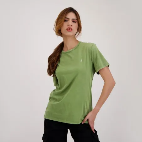 T-shirt unisexe manches courtes délavé - KONTAKT