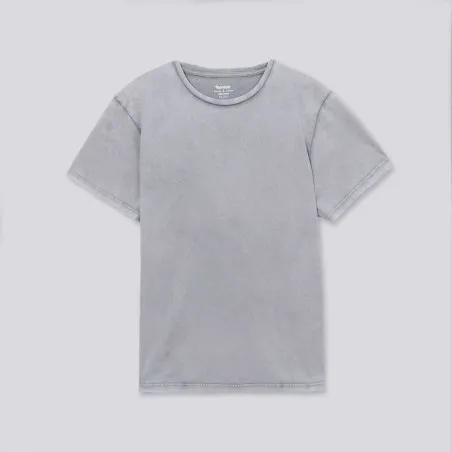 T-shirt unisexe manches courtes délavé - KONTAKT