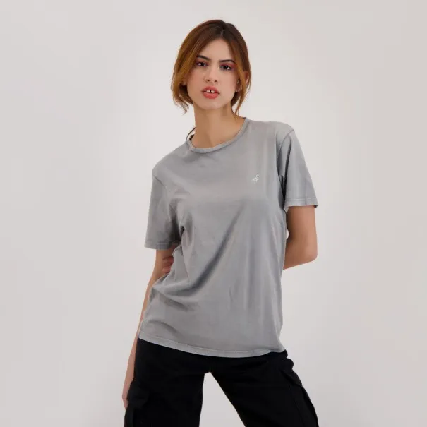 T-shirt unisexe manches courtes délavé - KONTAKT