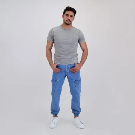 T-shirt unisexe manches courtes délavé - KONTAKT