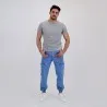 T-shirt unisexe manches courtes délavé - KONTAKT