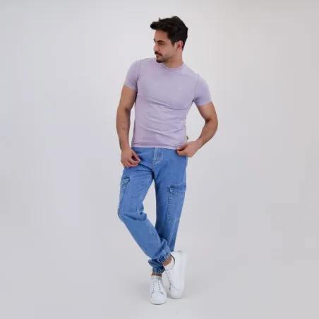 T-shirt unisexe manches courtes délavé - KONTAKT