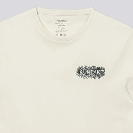 T-shirt unisexe manches courtes KONTAKT EFFILOCHÉ - KONTAKT