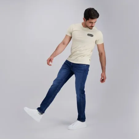 T-shirt unisexe manches courtes KONTAKT EFFILOCHÉ - KONTAKT