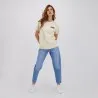 T-shirt unisexe manches courtes KONTAKT EFFILOCHÉ - KONTAKT