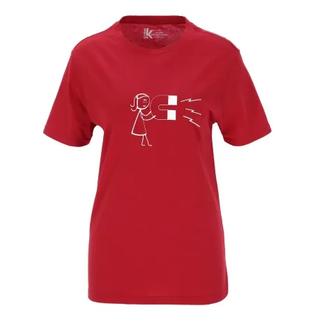 T-shirt unisexe manches courtes OVERSIZED AIMANT - KONTAKT
