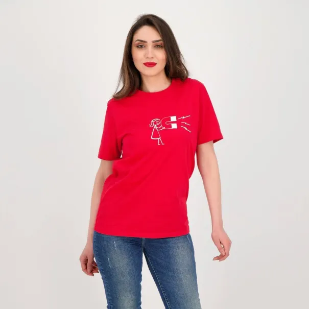 T-shirt unisexe manches courtes OVERSIZED AIMANT - KONTAKT