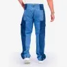 Upcycling cargo homme en jeans bi-couleur - KAMIL 2.0 - KONTAKT