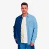 Upcycling chemise western homme en jeans bi-couleur - SHEMS V1 - KONTAKT