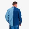Upcycling chemise western homme en jeans bi-couleur - SHEMS V1 - KONTAKT