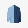 Upcycling chemise workwear homme en jeans bi-couleur - WAAD V1 - KONTAKT