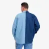 Upcycling chemise workwear homme en jeans bi-couleur - WAAD V1 - KONTAKT
