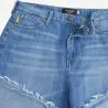 Upcycling straight jeans femme bi-couleur - SARRA - KONTAKT