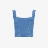 Upcycling top femme jeans V1 - KONTAKT