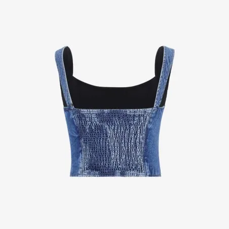 Upcycling top femme jeans V2 - KONTAKT