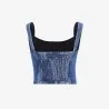 Upcycling top femme jeans V2 - KONTAKT