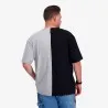 Upcycling t-shirt oversized homme manches courtes CROQUIS POCHE V2 - KONTAKT