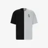 Upcycling t-shirt oversized homme manches courtes CROQUIS POCHE V2 - KONTAKT