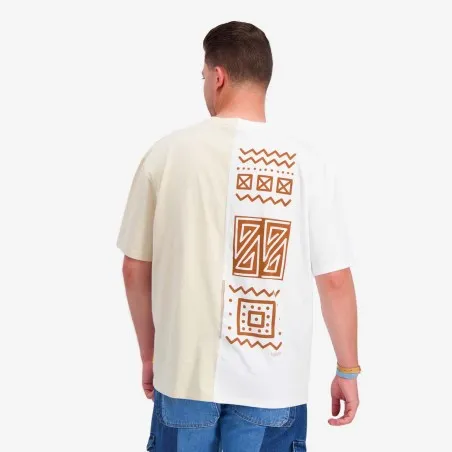 Upcycling t-shirt oversized homme manches courtes MARGOUM & LOSANGE V1 - KONTAKT
