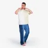 Upcycling t-shirt oversized homme manches courtes MARGOUM & LOSANGE V1 - KONTAKT