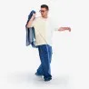 Upcycling t-shirt oversized homme manches courtes MARGOUM & LOSANGE V2 - KONTAKT