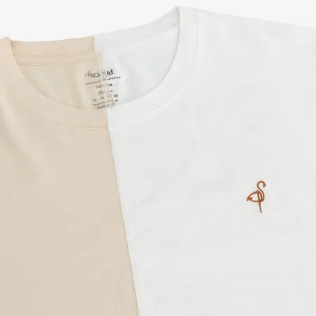 Upcycling t-shirt oversized homme manches courtes MARGOUM & LOSANGE V2 - KONTAKT